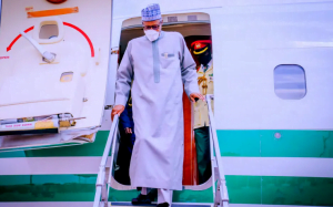 Buhari arrives in madrid on 3-day state visit