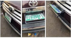 Viral video: frsc orders investigation into ‘rotational’ number plate