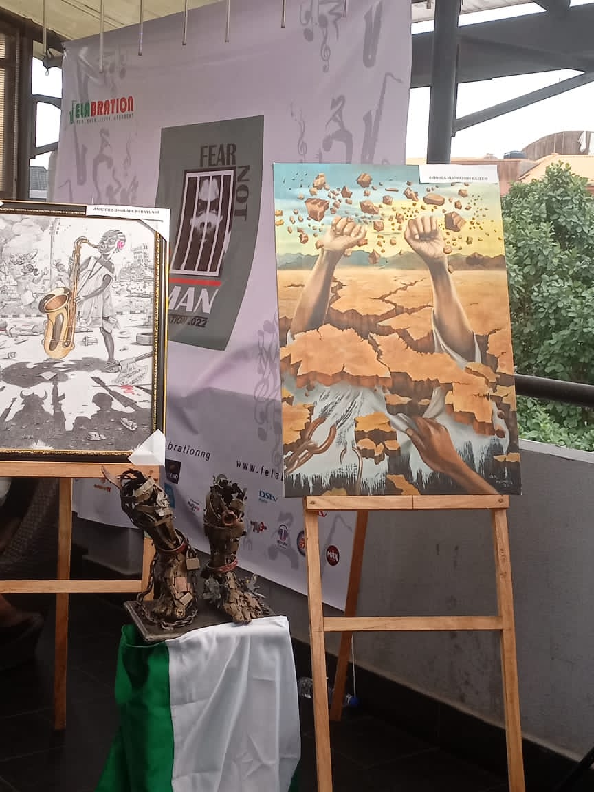 Felabration 2022: Artist wins artwork competition, gets N550,000 reward