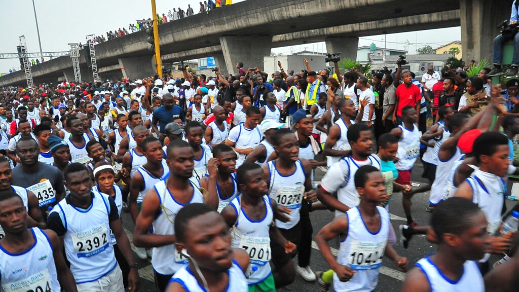 8th access bank lagos city marathon: athletes run for $50,000 top prize