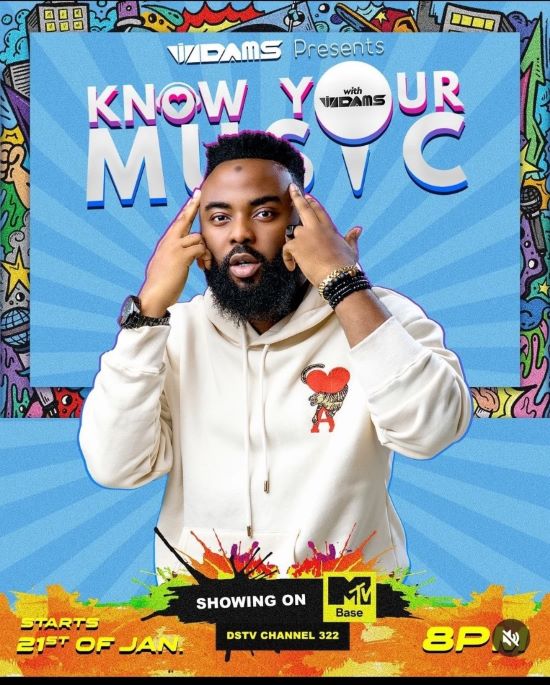 FAA editing…MTV Base premieres ’Know Your Music’ with VJ Adams