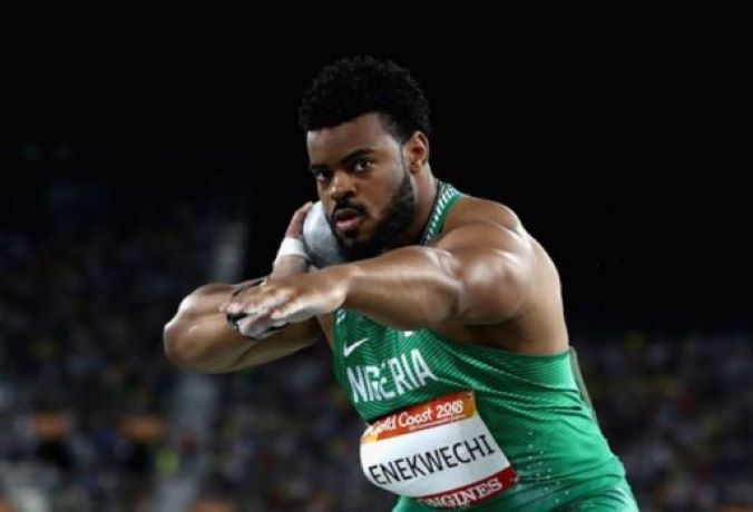 Nigeria's, enekwachi, sets new african record, shotput, chukwuebuka enekwachi