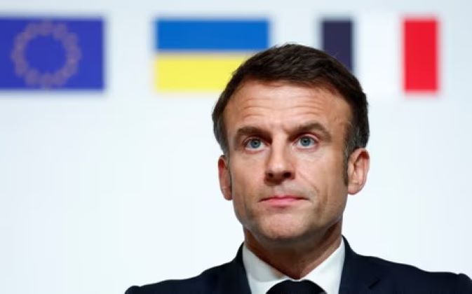 Emmanuel Macron, not ruling out, ground troops, help Ukraine, win war