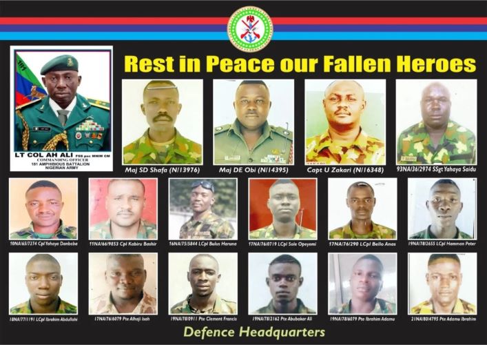 Military releases names, pictures of fallen Soldiers, says no reprisal attacks on Okuama