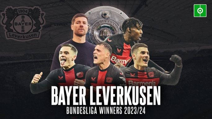 Unbeaten Bayer Leverkusen win first Bundesliga title, ending Bayern Munich’s 11-year