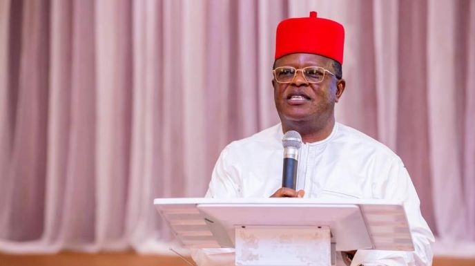 Call Umahi to order for walking out on journalists, NUJ urges Tinubu 