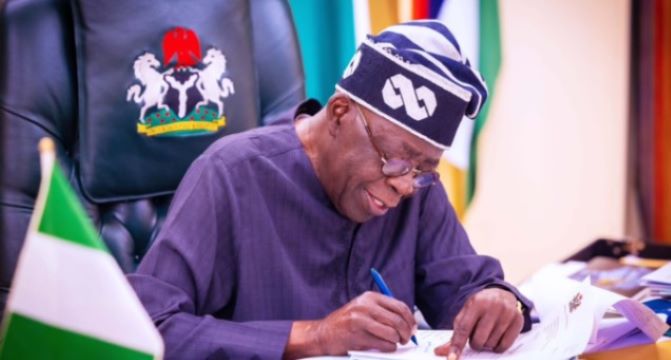 Tinubu signs bill returning old national anthem into law