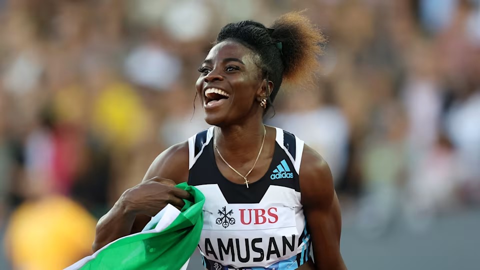 Tobi amusan now world sprint champion, sets new record