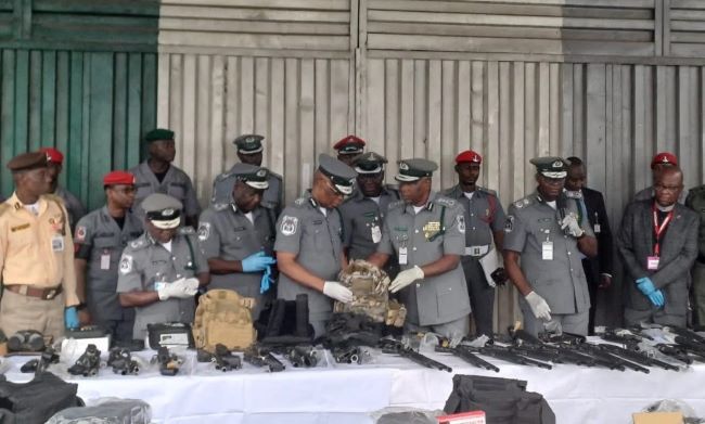 Customs intercepts another cache of arms and ammunition worth N270m