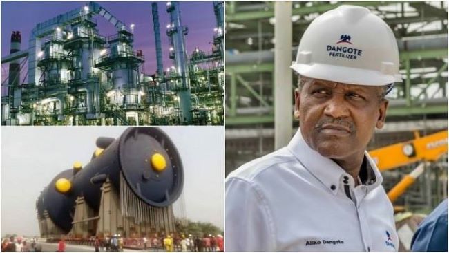 Dangote refinery, fertiliser plant to be listed in q1 2025