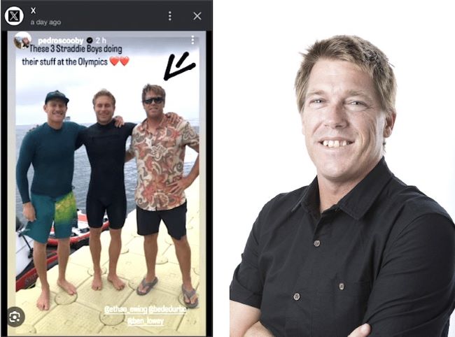 Judge removed from paris games surfing event after controversial photo