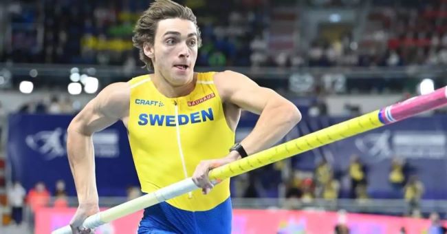 Duplantis sets new world pole vault record