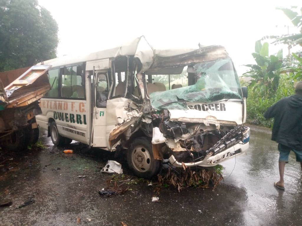 Heartland fc coach, obi dead, players injured in auto crash 