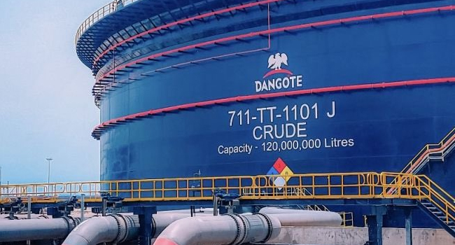 Fg to begin crude oil sales in naira to dangote refinery in october