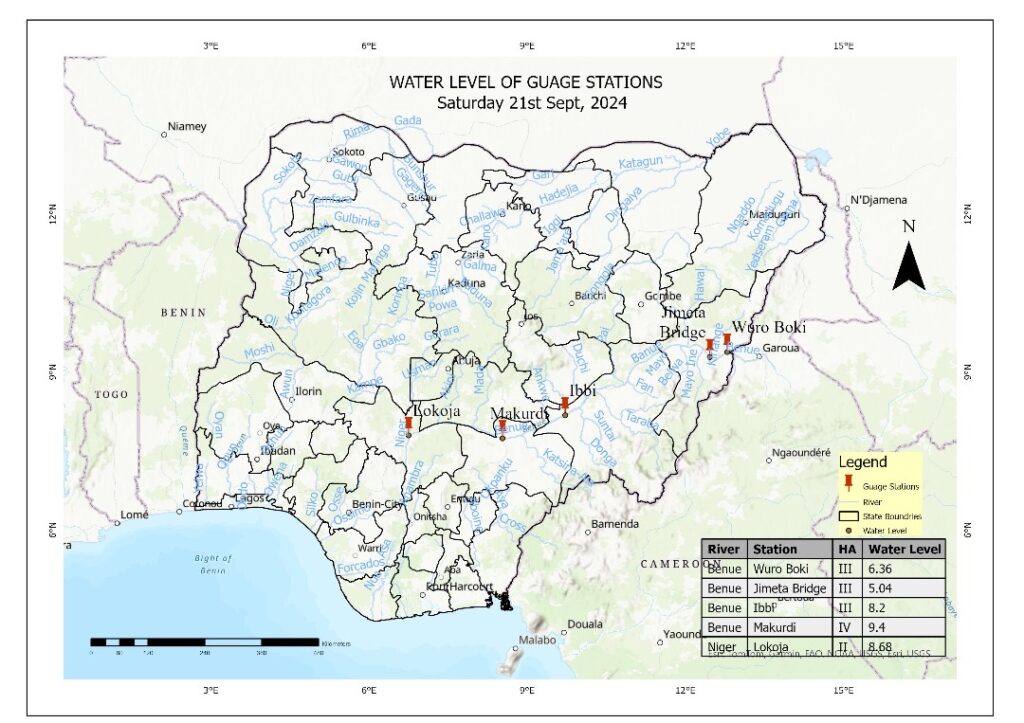 Imminent flooding coming in benue basin, agency warns