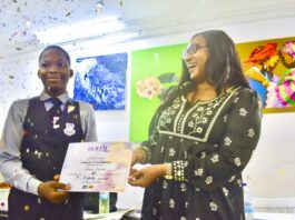 Otukoya Oluwajoba wins main prize at LagosTalks children arts competition