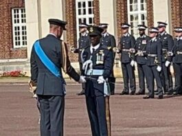 NAF officer awarded 2023 international sword of honour in UK