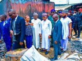 Ododo visits burnt GSM village, pledges support to businesses