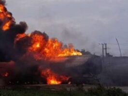 Petrol tanker explodes in Ibadan 