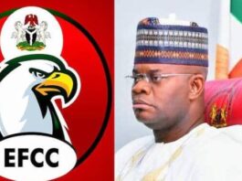 Yahaya Bello never reported to our office - EFCC